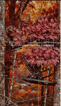 1 Tree Ninja Hunting Blind W/ Set Of (12)Red/Brown Oak Branches